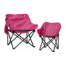 Campingstoel compact - roze - 65x52x55 cm