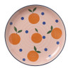 Ontbijtbord sinaasappel - multikleur - ø21x5 cm