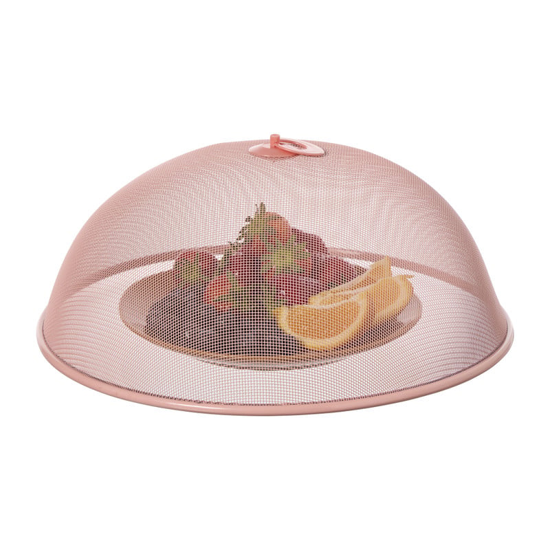 Foodcover rond - roze - ø35 cm