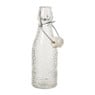 Waterfles met relief klein - transparant - 250 ml