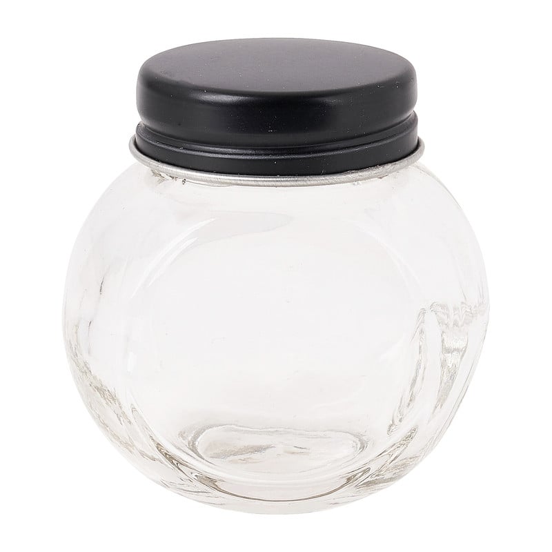 Kruidenpot mini - zwart - 50 ml
