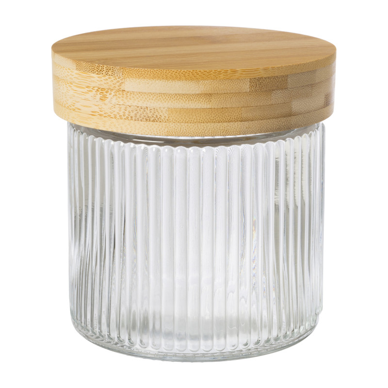 Voorraadpot met bamboe deksel - 750 ml 
