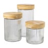 Voorraadpot met bamboe deksel - 1 liter
