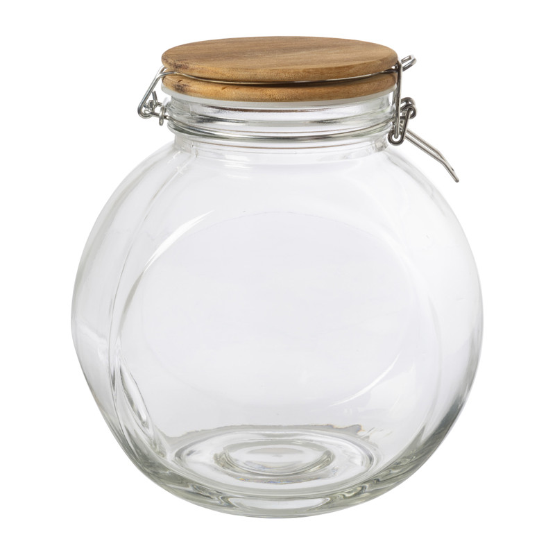 Voorraadpot paulowina hout - 2 liter
