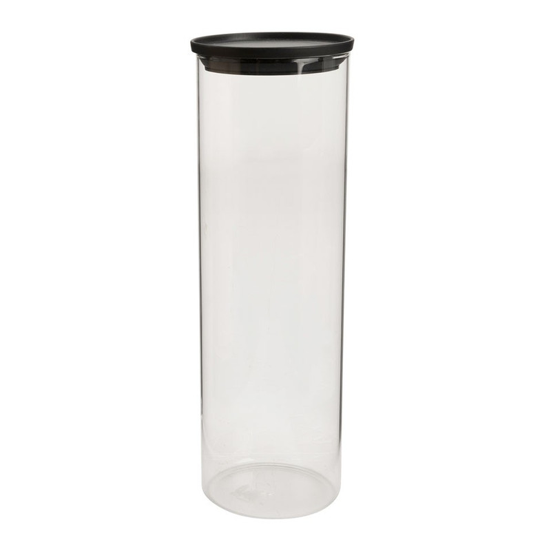 Voorraadpot glas groot - 10 x 29 cm