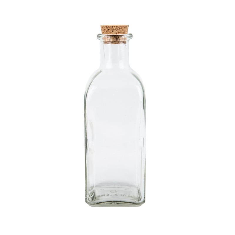 Flesje met kurk - 50 cl - glas