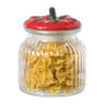 Voorraadpot tomaat - transparant/rood - 900 ml