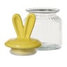 Voorraadpot met oortjes - geel - 650 ml