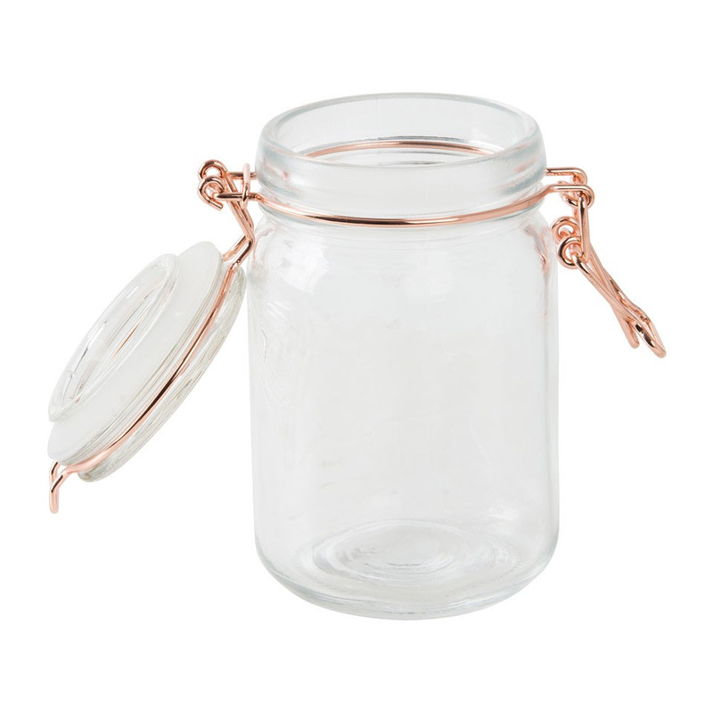 Voorraadpotje - koperkleurig - 230 ml
