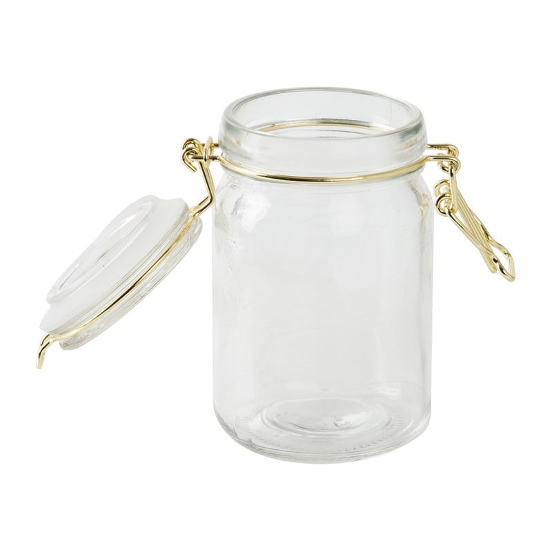 Voorraadpotje - goudkleurig - 230 ml