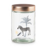 Voorraadpot zebra/panter - diverse varianten - 1.2 liter