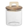 Voorraadpot acacia mini - glas - 60 ml
