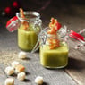 Mini voorraadpot met klemdeksel - vierkant -  100 ml
