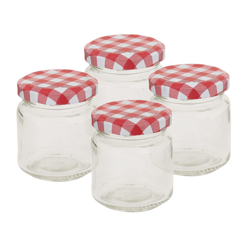 Mini jampotjes - set van 4 - 100 ml