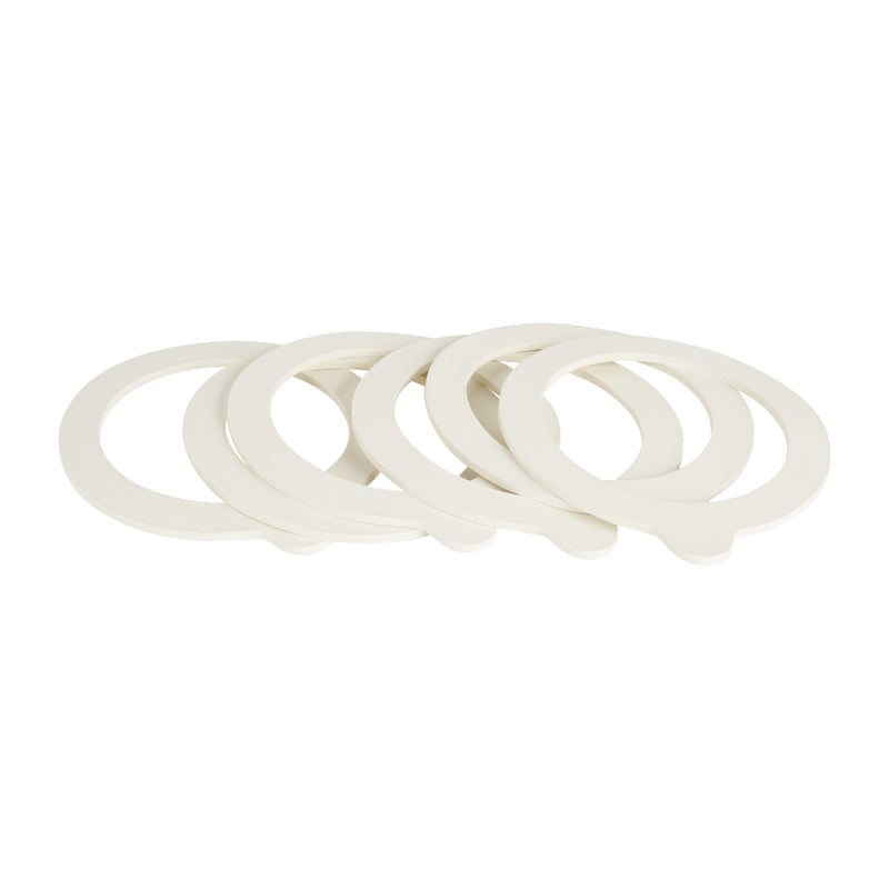Ringen voor weckpot - set van 6 - ø9 cm