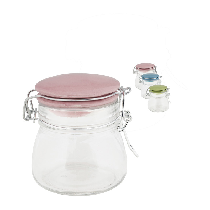 Weckpot met gekleurde deksel - 150 ml