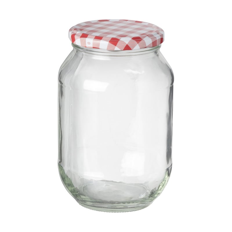 Weckpot met metalen deksel - 900 ml