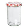 Weckpot rood witte deksel - 435 ml