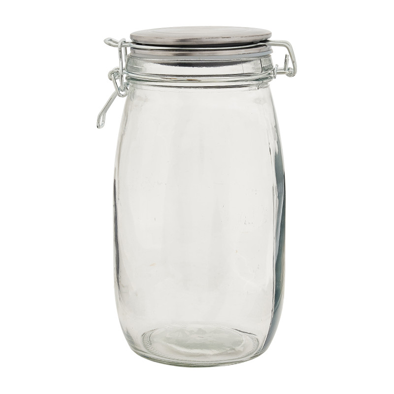 Weckpot met RVS deksel - 1.5 liter