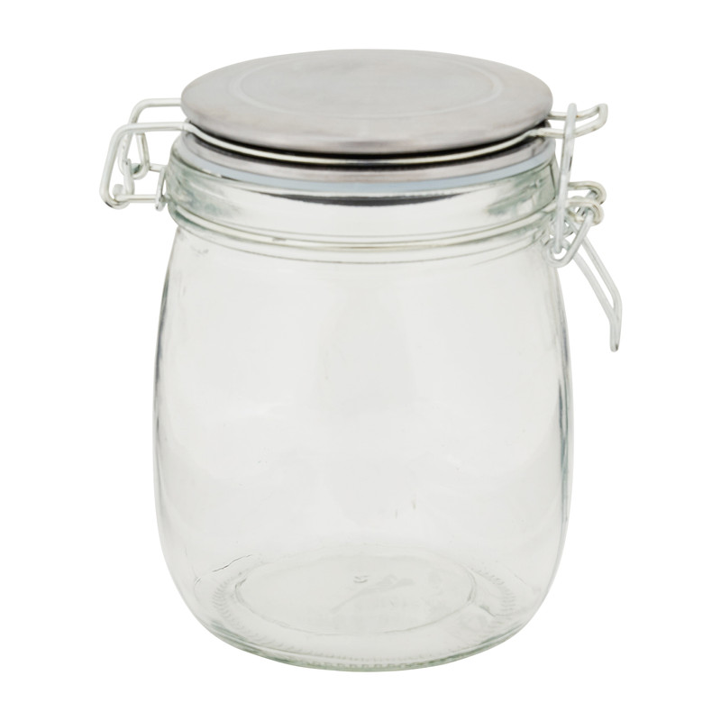 Weckpot met RVS deksel - 750 ml