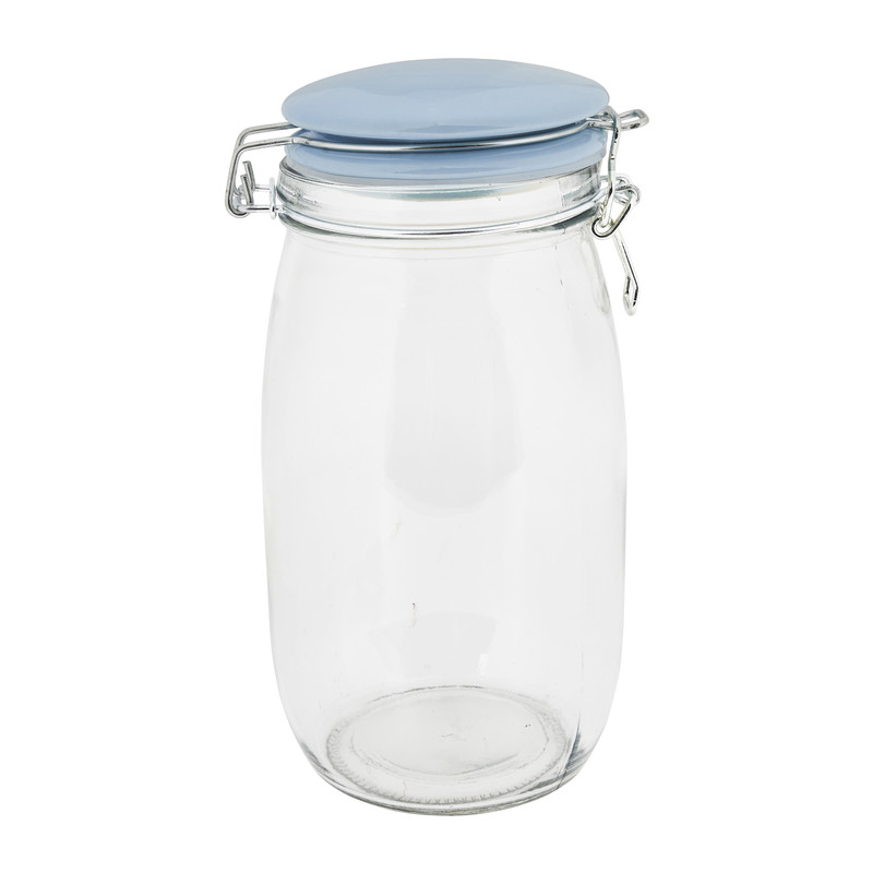 Voorraadpot met deksel - keramiek - 1.5 liter