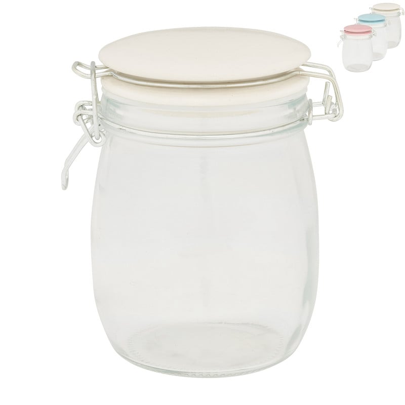 Voorraadpot keramiek - diverse varianten - 750 ml 