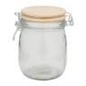 Weckpot met houten deksel - 750 ml