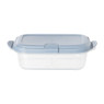 Push up bewaardoos - 400 ml - blauw