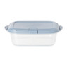 Push up bewaardoos - 1.1 liter - blauw
