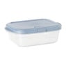 Push up bewaardoos - 1.1 liter - blauw