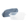 Push up bewaardoos - 1.1 liter - blauw