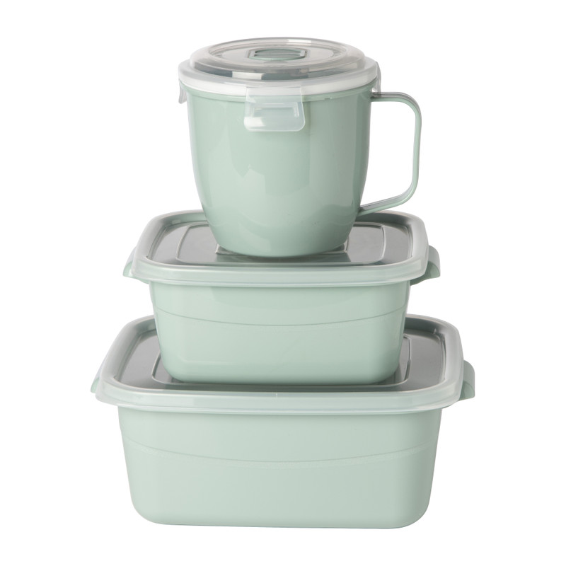 Soepbakje voor magnetron - 620 ml - groen