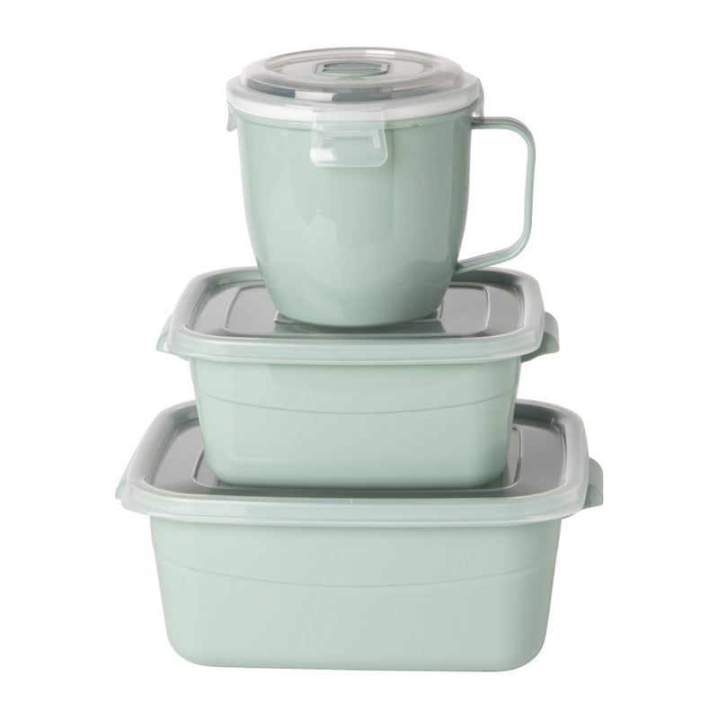 Bakje voor magnetron - 2 liter - groen