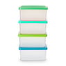 Vershoudbakjes van plastic - 100 ml - set van 4