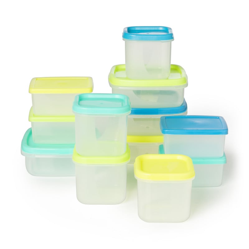 Vershoudbakjes van plastic - 150 ml - set van 4