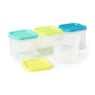 Vershoudbakjes van plastic - 150 ml - set van 4