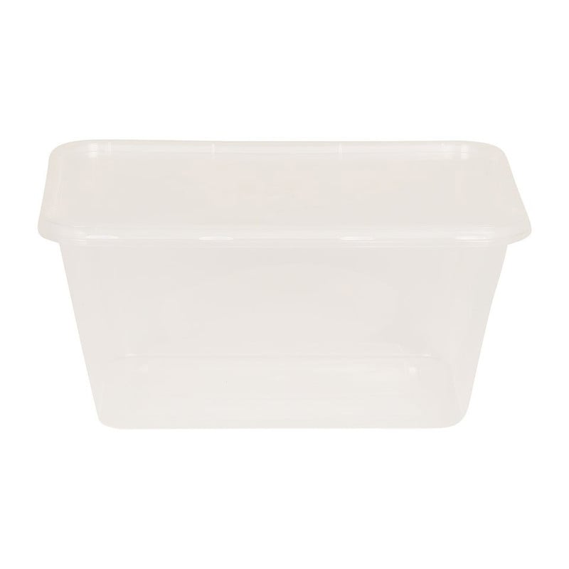 Voorraaddozen rechthoek - 1 liter - set van 10