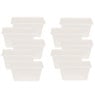 Voorraaddozen rechthoek - 1 liter - set van 10
