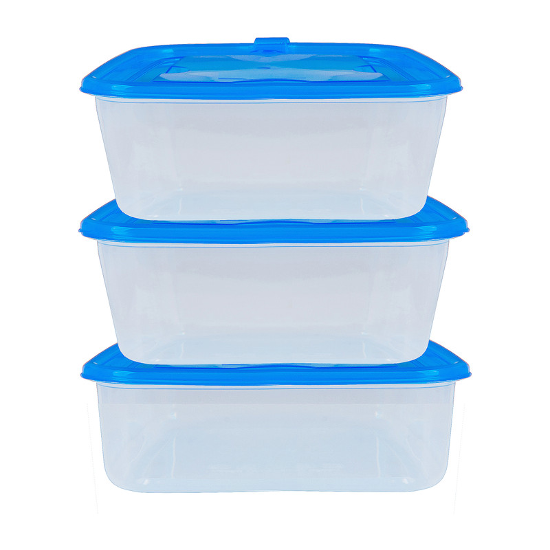 Voorraaddozen - 810 ml - set van 3