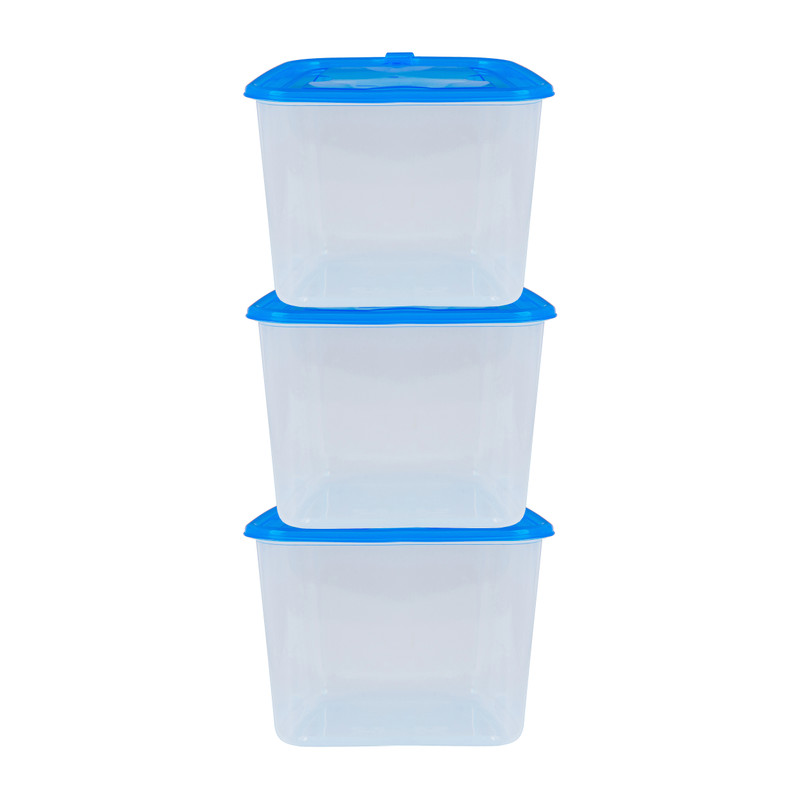 Voorraaddozen - 1750 ml - set van 3