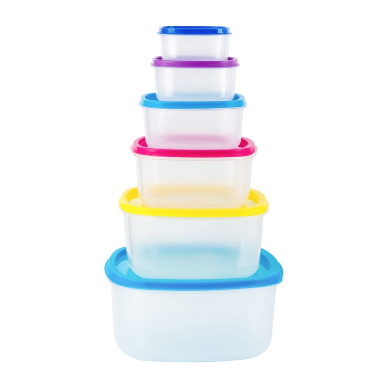 Opbergdoosjes voor levensmiddelen - set van 6