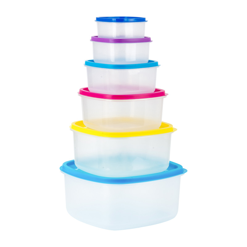 Opbergdoosjes voor levensmiddelen - set van 6