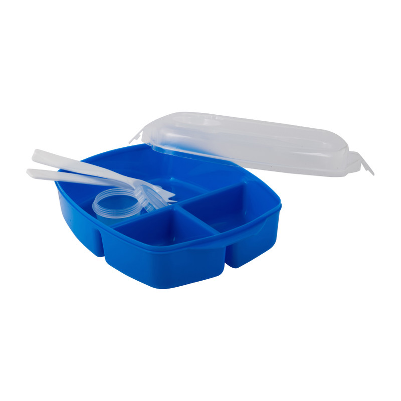 Lunchbox - 3-vaks - aqua