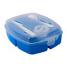 Lunchbox - 3-vaks - aqua