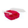 Lunchbox - 3-vaks - roze