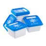 Diepvriesdoosjes S - blauw/wit - set van 6