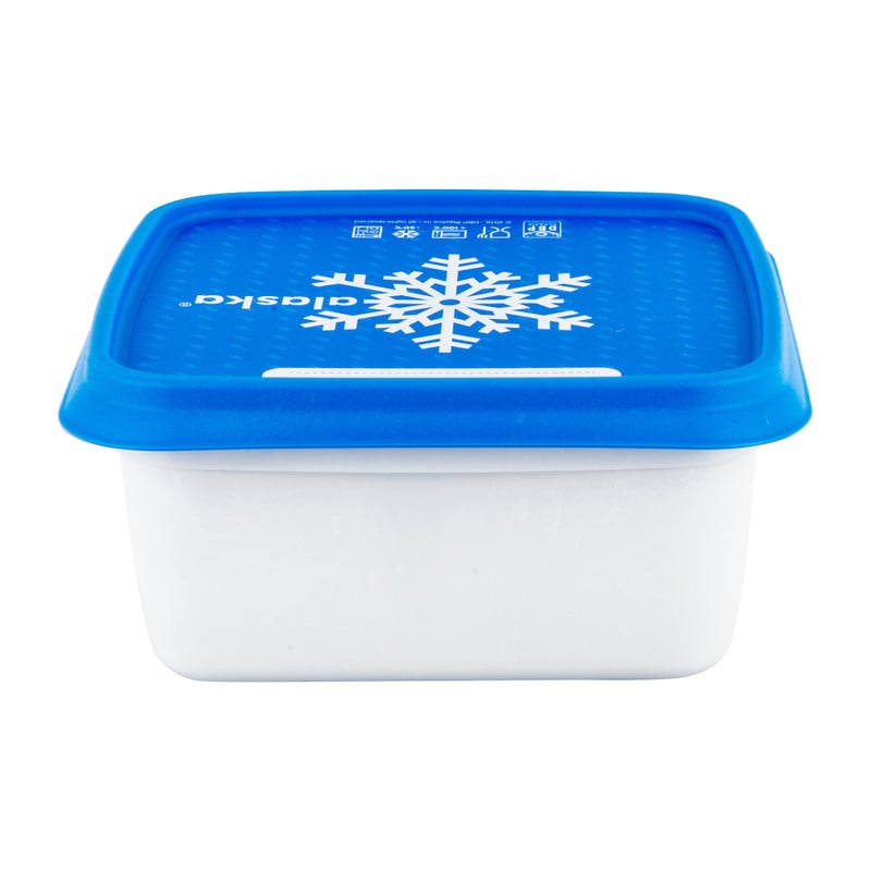 Diepvriesdoosjes M - wit/blauw - set van 3 