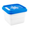 Diepvriesdoosjes M - wit/blauw - set van 3 