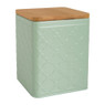 Voorraadblik Relief - groen - 11.5x11.5x14.5 cm