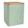Voorraadblik Relief - groen - 13.5x13.5x17 cm